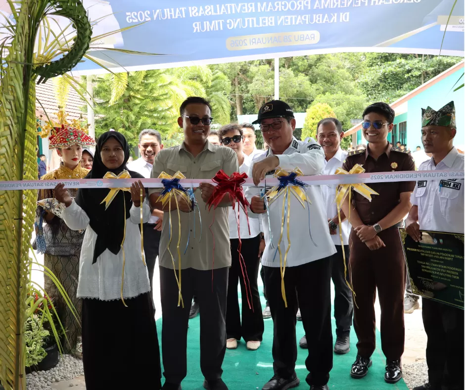 Hasil Revitalisasi Sekolah di Belitung Timur Dinilai Terbaik, KSP Tambah Bantuan Tahun 2026
