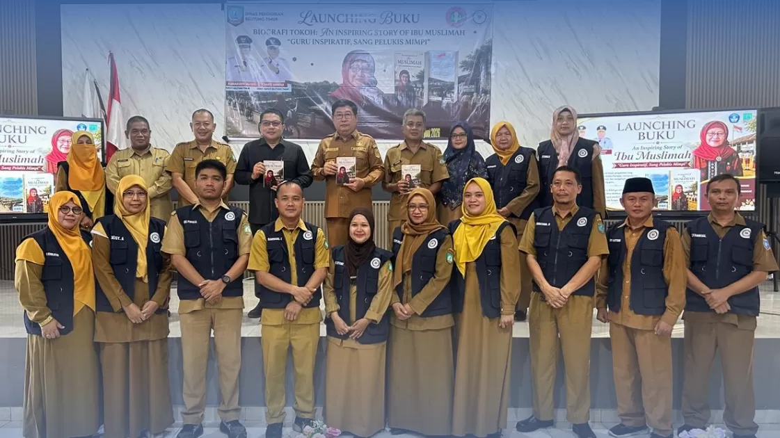 Dinas Pendidikan Kabupaten Belitung Timur Bersama AGP PGRI Luncurkan Buku Biografi Ibu Muslimah, Mengabadikan Keteladanan Sang Guru Inspiratif